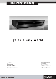 Bedienungsanleitung Galaxis Easy World Digital-receiver