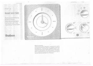 Mode d’emploi Theben RAM 522 Thermostat
