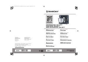 Manuale SilverCrest IAN 485015 Impastatrice planetaria