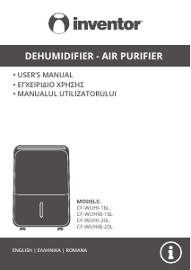 Bruksanvisning Inventor CF-WUHI-16L Avfuktare