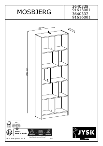 كتيب JYSK Mosbjerg (190) حقيبة كتب