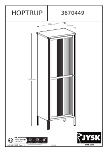 Manual JYSK Hoptrup Closet