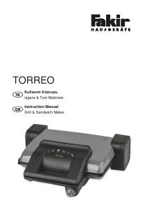 Manual Fakir Torreo Contact Grill