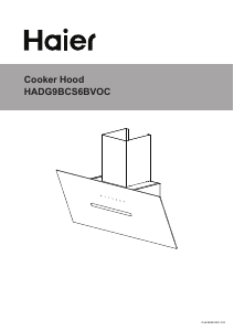Käyttöohje Haier HADG9BCS6BVOC Liesituuletin