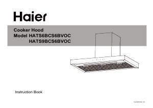 Käyttöohje Haier HATS6BCS6BVOC Liesituuletin