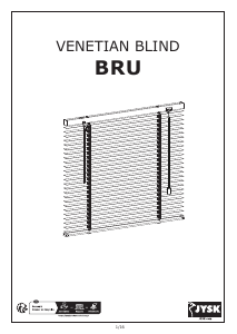 Hướng dẫn sử dụng JYSK Bru Rèm cuốn