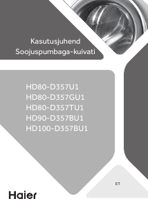 Vadovas Haier HD80-D357U1 Džiovyklė