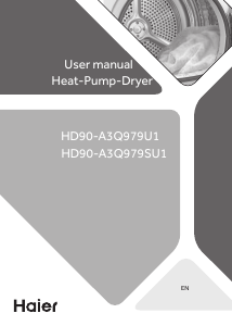 Εγχειρίδιο Haier HD90-A3Q979U1 Στεγνωτήριο
