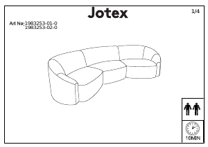 Käyttöohje Jotex CAMARILLO Sohva