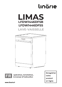Bruksanvisning Linärie LFDW1446DFSB Limas Diskmaskin