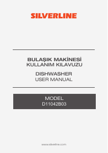 Kullanım kılavuzu Silverline D11042B03 Bulaşık makinesi