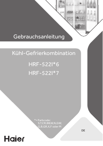 Bedienungsanleitung Haier HRF-522IG7 Kühl-gefrierkombination