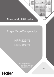 Manual Haier HRF-522IG7 Frigorífico combinado