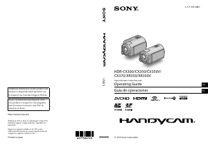 Manual Sony HDR-CX350VE Camcorder