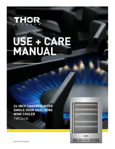 Handleiding Thor TWC24UD Wijnklimaatkast
