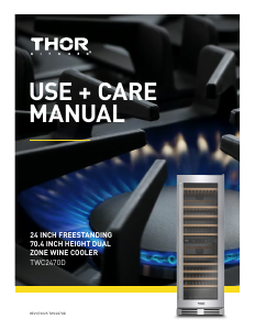 Bruksanvisning Thor TWC2470D Vinkyl