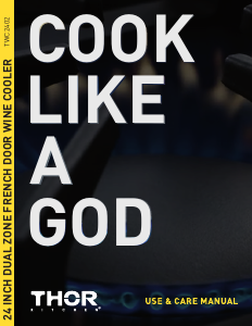 Handleiding Thor TWC2402 Wijnklimaatkast