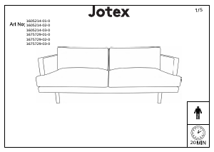 كتيب Jotex ANTWERPEN أريكة