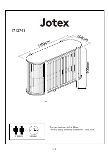 Instrukcja Jotex BLESSANO Stolik