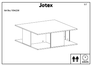 Hướng dẫn sử dụng Jotex CAYDEN Bàn cà phê