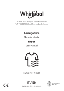 Manuale Whirlpool WH6UC14BN7A0X Lavastoviglie