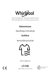 Priručnik Whirlpool WP C9 WBS EE Sušilica