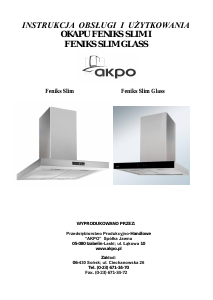Instrukcja Akpo Feniks Slim Okap kuchenny