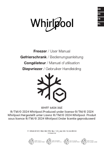 Bedienungsanleitung Whirlpool WHFF 6404 X6E Gefrierschrank