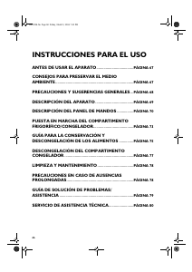 Manual de uso Whirlpool ARC 6680/IX Frigorífico combinado