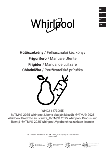 Manuale Whirlpool WHD2 6473 X5E Frigorifero-congelatore