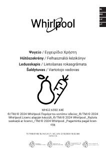 Rokasgrāmata Whirlpool WHG2 6592 X4E Ledusskapis ar saldētavu