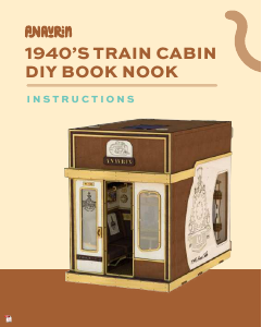 Bruksanvisning Anavrin 1940s train cabin book nook