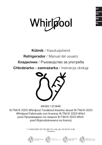 Instrukcja Whirlpool WHKH 1361 W4E Lodówko-zamrażarka