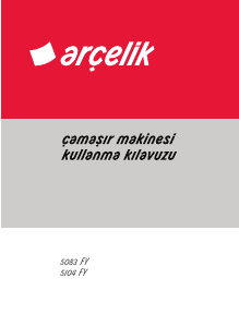 Kullanım kılavuzu Arçelik 5083 FY Çamaşır makinesi