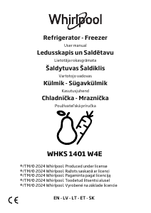 Manual Whirlpool WHKS 1401 W4E Fridge-Freezer