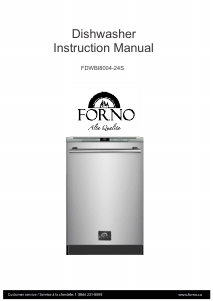 Bruksanvisning Forno FDWBI8004-24S Diskmaskin