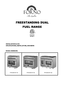 Bruksanvisning Forno FFSGS6187-36 Spis