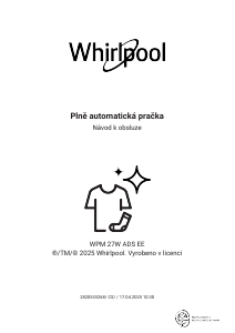 Manuál Whirlpool WPM 27W ADS EE Pračka