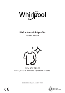 Manuál Whirlpool WPM 87W ADS EE Pračka