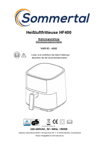 Manuale Sommertal HF400 Friggitrice