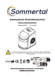 Bedienungsanleitung Sommertal EM 12C Eiswürfelbereiter