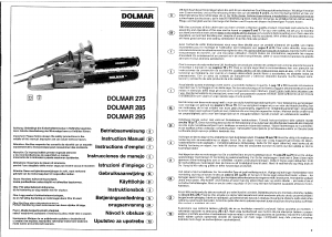 Manual Dolmar 275 Chainsaw