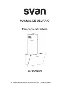 Manual de uso Svan SCPD901AN Campana extractora