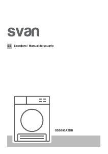 Manual de uso Svan SSB800A2DB Secadora