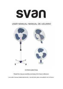 Mode d’emploi Svan SVP401600OVBA Ventilateur
