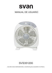 Mode d’emploi Svan SVS351200 Ventilateur