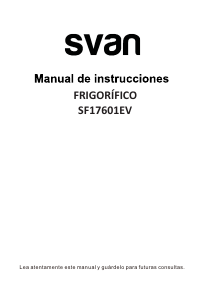 Manual Svan SF17601EV Fridge-Freezer