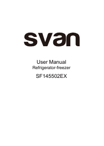 Bruksanvisning Svan SF145502EX Kyl-frys