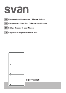 Manual Svan SCI1775500EN Frigorífico combinado