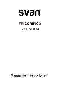 Manual de uso Svan SC185501ENF Frigorífico combinado